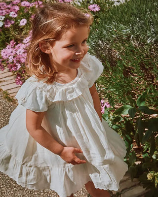 Robe vintage chantilly emile et ida coton en herbe