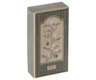 Ornement en métal Holy night maileg coton en herbe boite rangement