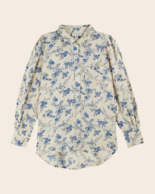 chemise Blouse Orchid bleu Femme emile et ida coton en herbe