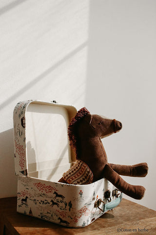 Poney jouet maileg coton en herbe maileg coton en herbe