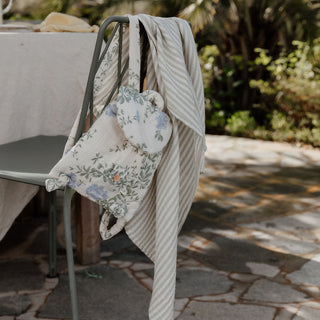 Lange Stripe Anjou mousseline de coton Garbo and friends coton en herbe