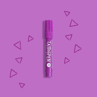 Feutre tattoopen violet nailmatic coton en herbe