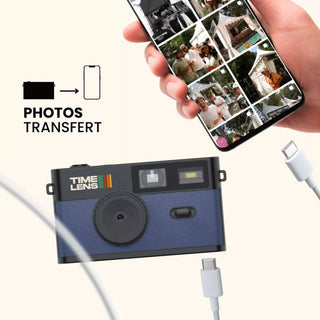 Appareil photo Time Lens Bleu coton en herbe