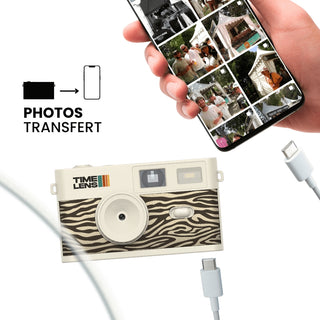 Appareil photo TimeLens Cream Zebra