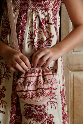 Sac bourse imprimé garden flowers