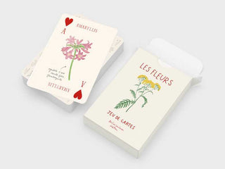 Jeu de 52 cartes Fleurs Zoé de Las Cases