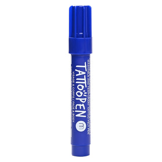 tatoopen bleu nailmatic coton en herbe