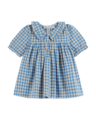 Robe ample vichy lagon emile et ida coton en herbe