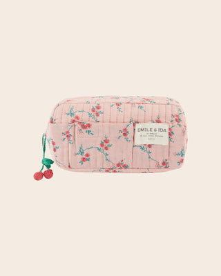 Petite trousse bouquet fleuri emile et ida coton en herbe