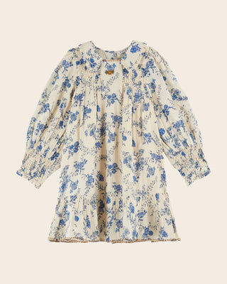 Robe orchid bleu enfant emile et ida coton en herbe