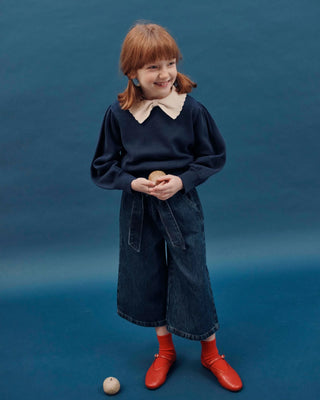Pantalon jean large enfant emile et ida coton en herbe