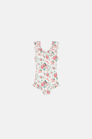 Maillot de bain Andréa une pièce bain enfants Louise Misha coton en herbe