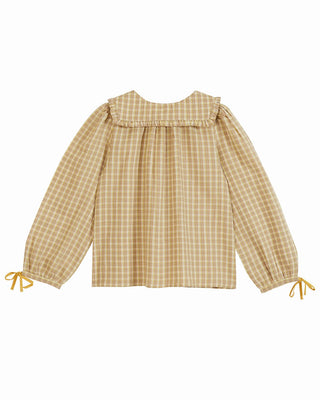 Blouse enfant vichy jaune emile et ida