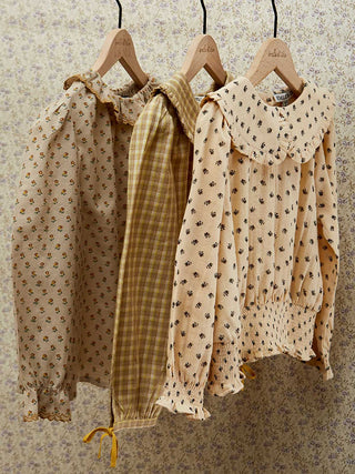 Blouse enfant vichy jaune emile et ida