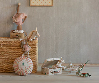 Lot de valises 2 pièces maileg coton en herbe pour enfants