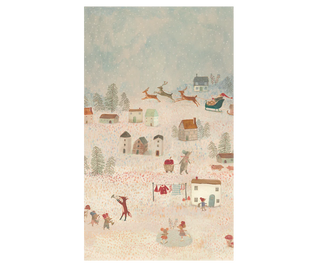 Rouleaux emballage Checker  Santa is coming maileg coton en herbe