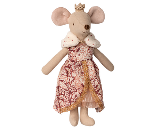 Souris Reine poupée jouet fille maileg coton en herbe