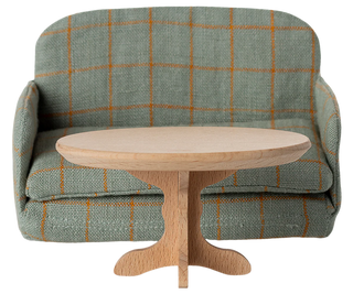 Table basse ovale Souris Nature maileg coton en herbe