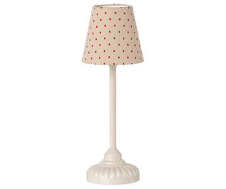 Lampe vintage à pois, souris lampadaire