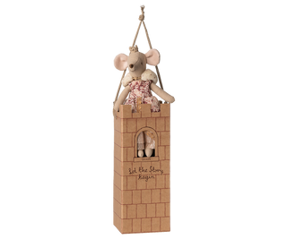 Souris Reine poupée chateau fille maileg coton en herbe