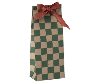 Sachet cadeau Mini  Vichy Vert maileg coton en herbe