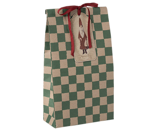 Sachet cadeau Medium Vichy Vert maileg coton en herbe