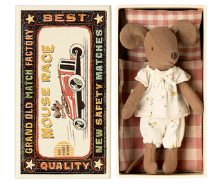 Souris Grande sœur dans sa boîte assortie