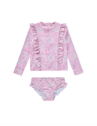 Ensemble de bain Yanika maillot surf enfants UV Louise misha coton en herbe