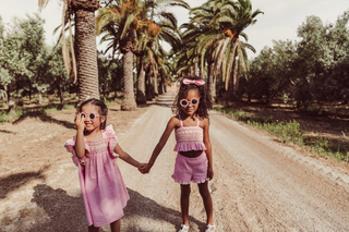 Top Florentina vichy rouge enfants louise misha coton en herbe
