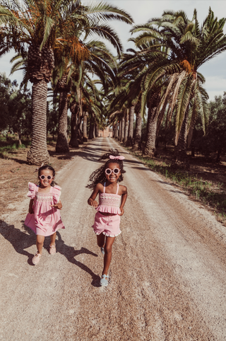 Top Florentina vichy rouge enfants louise misha coton en herbe