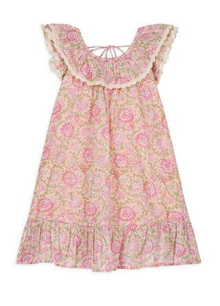 Robe Natiya longue fleurs louise misha coton en herbe