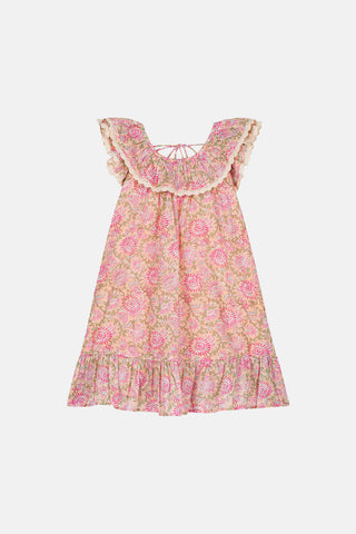Robe Natiya longue fleurs louise misha coton en herbe