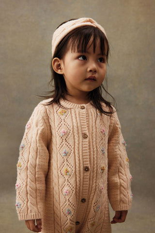 Bandeau Sidony blush enfant louise misha coton en herbe