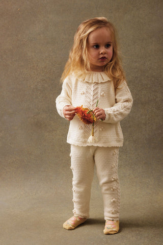 Pull Evina crème enfant louise misha coton en herbe