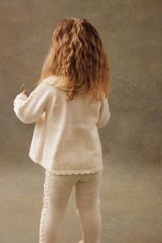 dos Pull Evina crème enfant louise misha coton en herbe