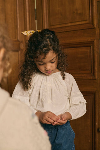 blouse Irisa enfant off white louise misha coton en herbe