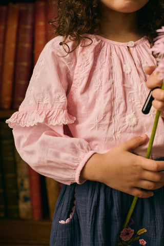 blouse irisa blush fille emile et ida coton en herbe