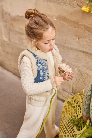 Veste reversible Libra denim louise misha coton en herbe