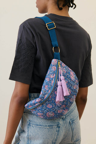 Banane Gaby bleu marine femme Louise Misha coton en herbe
