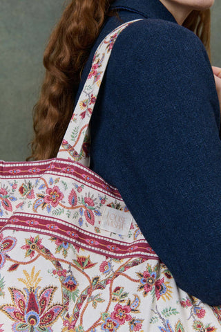 Tote Bag Beverly femme louise misha coton en herbe accessoire
