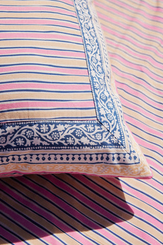 Housse de coussin Valerie à rayures Louise Misha Coton en herbe