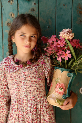 Robe à smocks longue