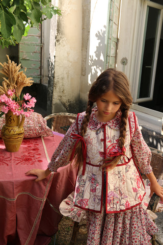 Robe à smocks longue
