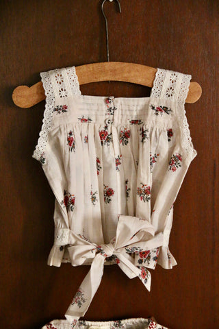 Ensemble top et culotte imprimé garden flowers