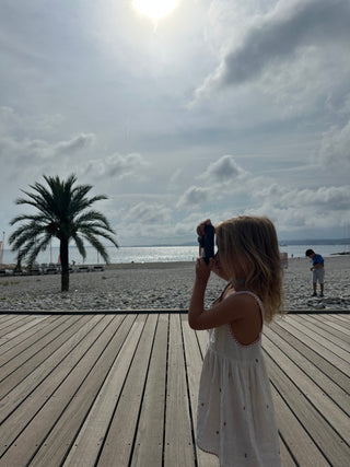 appareil photo enfant coton en herbe