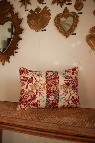 Coussin Bonjour Diary x CSAO Oiseau