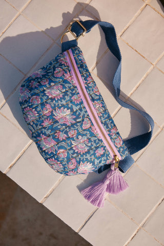 Banane Gaby bleu marine femme Louise Misha coton en herbe