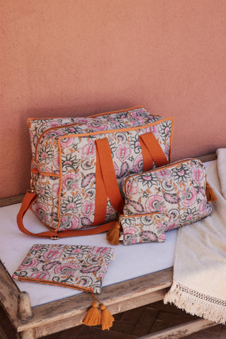 Pochette Domina motif indien louise misha coton en herbe