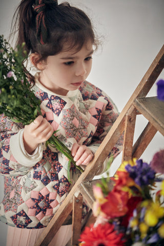 Veste Joulia effet patchwork enfants luise misha coton en herbe