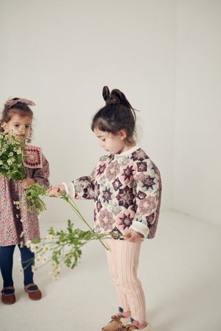 Veste Joulia effet patchwork enfants luise misha coton en herbe